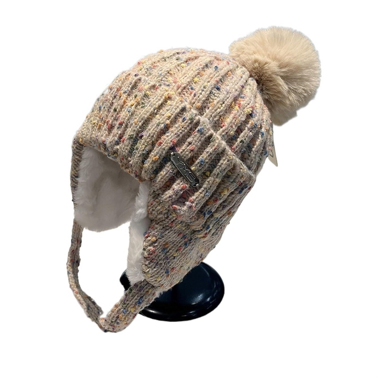 Amazon.com: SPXTOM Winter Beanie Knit Hats with Pom-pom, Snow Knit